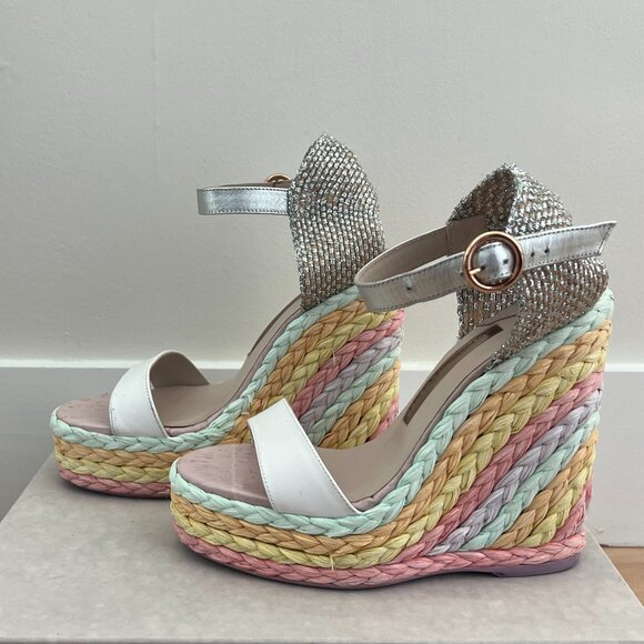 Sophia Webster Women's Lucita Platform Wedge Espadrille Sandals - Picture 1 of 6